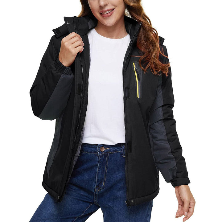 Women's Skiing Jacket Water-Resistant Windbreaker SoftShell Hooded Coats - Fall Winter 2022