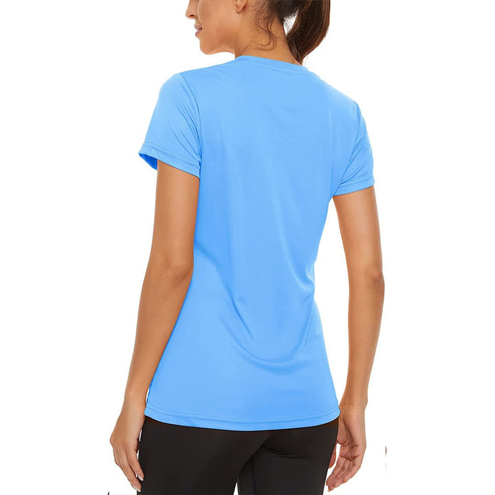 Women's Sun Protection Quick Dry Outdoor Yoga Running T-shirts - Women's Shirts