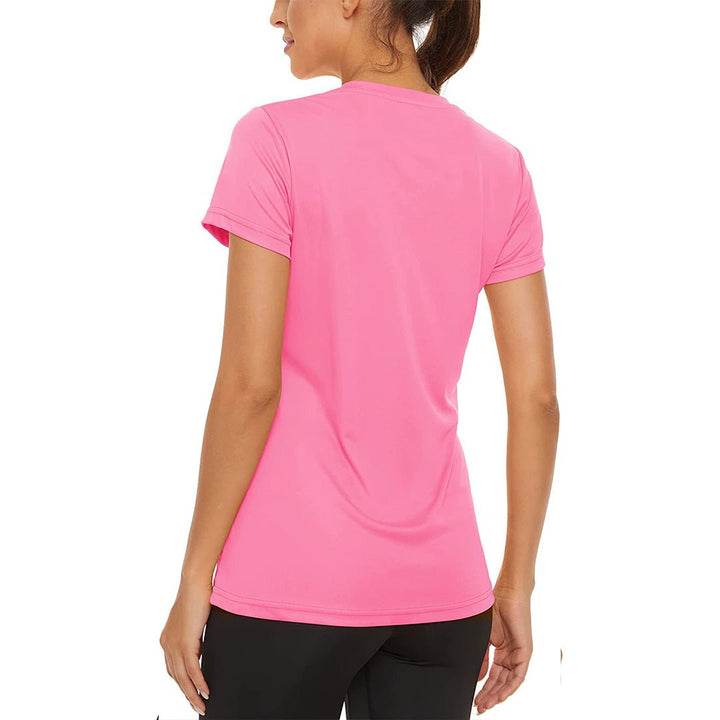 Women's Sun Protection Quick Dry Outdoor Yoga Running T-shirts - Women's Shirts