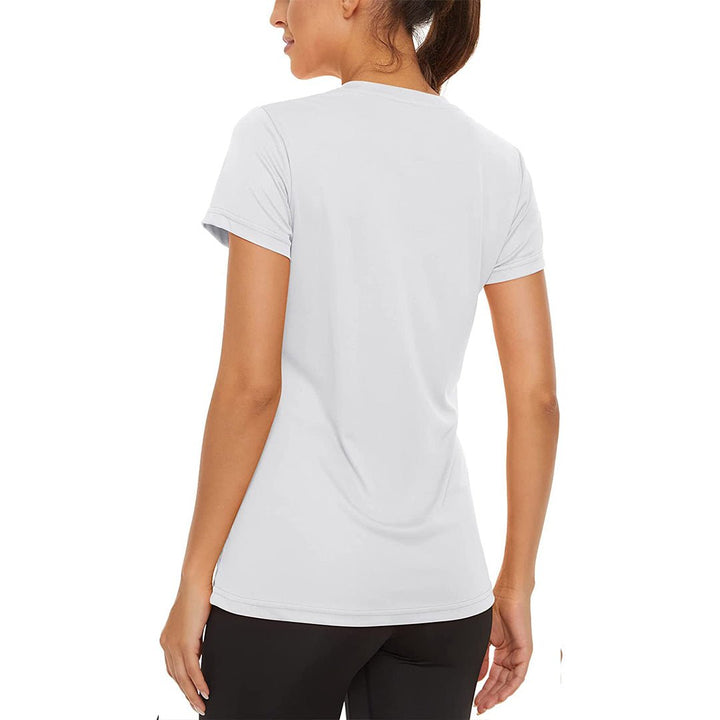 Women's Sun Protection Quick Dry Outdoor Yoga Running T-shirts - Women's Shirts