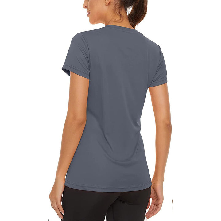 Women's Sun Protection Quick Dry Outdoor Yoga Running T-shirts - Women's Shirts