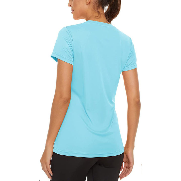 Women's Sun Protection Quick Dry Outdoor Yoga Running T-shirts - Women's Shirts