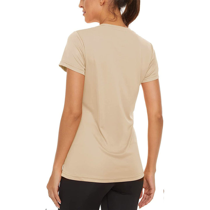 Women's Sun Protection Quick Dry Outdoor Yoga Running T-shirts - Women's Shirts