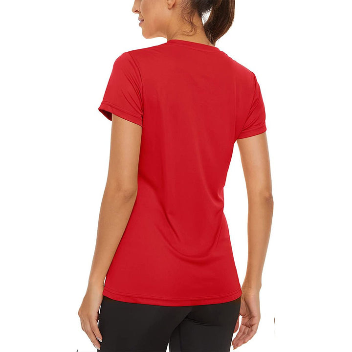 Women's Sun Protection Quick Dry Outdoor Yoga Running T-shirts - Women's Shirts