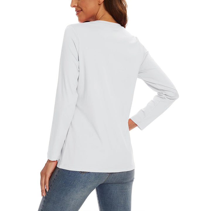 Women's UPF 50+ Quick Dry Crew Neck Long Sleeve T-Shirts - Women's Shirts