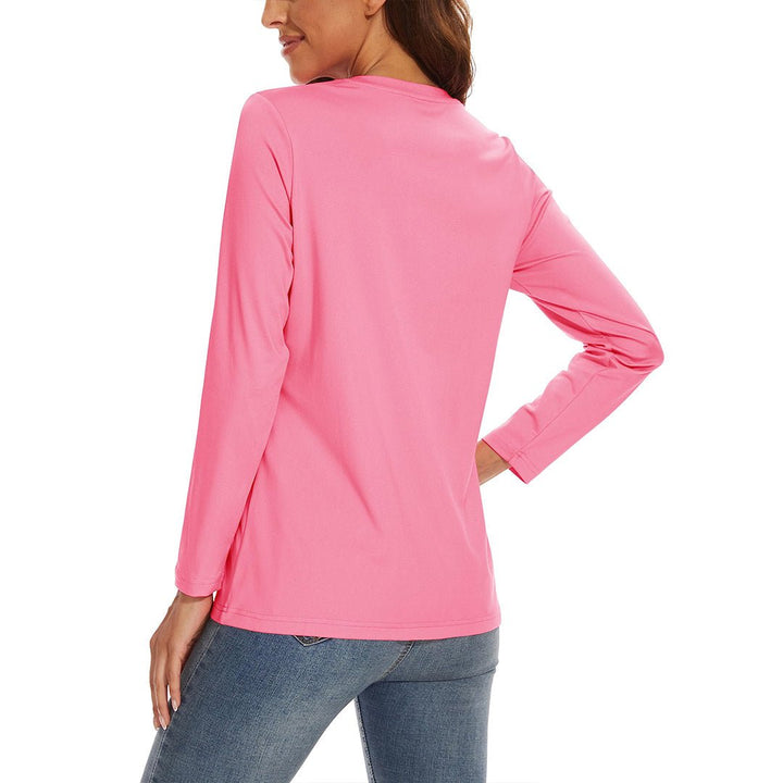 Women's UPF 50+ Quick Dry Crew Neck Long Sleeve T-Shirts - Women's Shirts