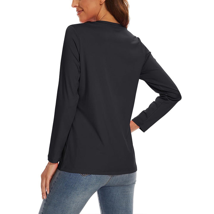 Women's UPF 50+ Quick Dry Crew Neck Long Sleeve T-Shirts - Women's Shirts
