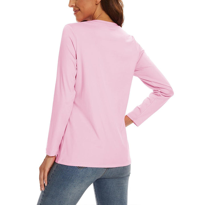 Women's UPF 50+ Quick Dry Crew Neck Long Sleeve T-Shirts - Women's Shirts