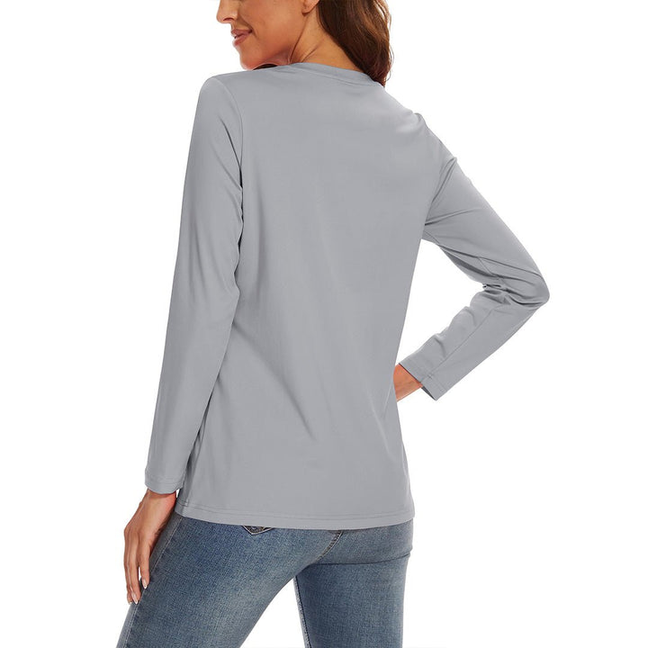 Women's UPF 50+ Quick Dry Crew Neck Long Sleeve T-Shirts - Women's Shirts