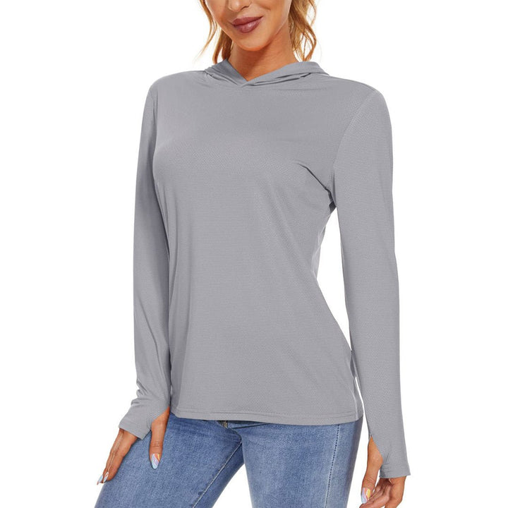 Women's UPF 50+ Sun Protection Long Sleeve Hoodies Shirts - Women's Shirts