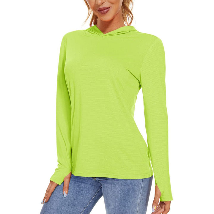 Women's UPF 50+ Sun Protection Long Sleeve Hoodies Shirts - Women's Shirts