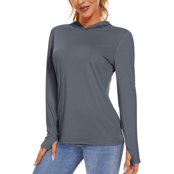 Women's UPF 50+ Sun Protection Long Sleeve Hoodies Shirts - Women's Shirts