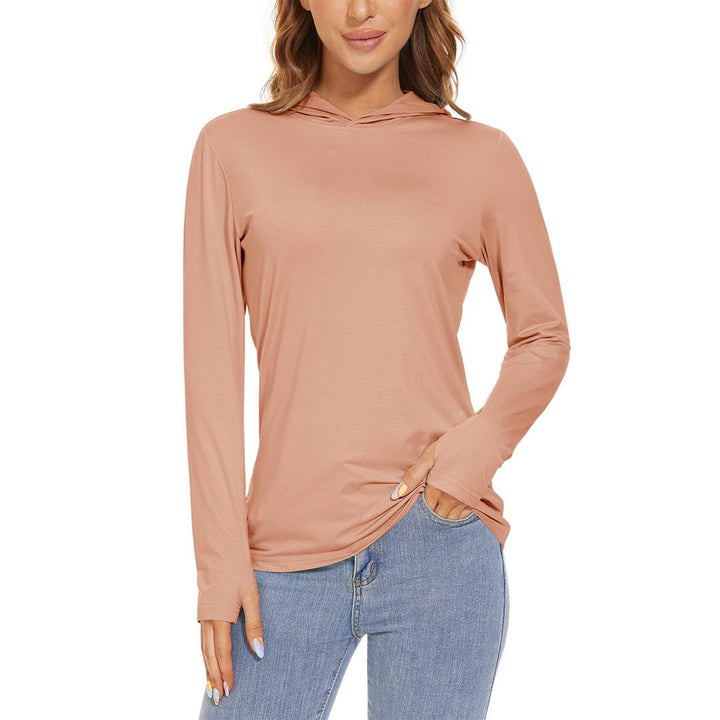 Women's UPF 50+ Sun Protection Long Sleeve Hoodies Shirts - Women's Shirts