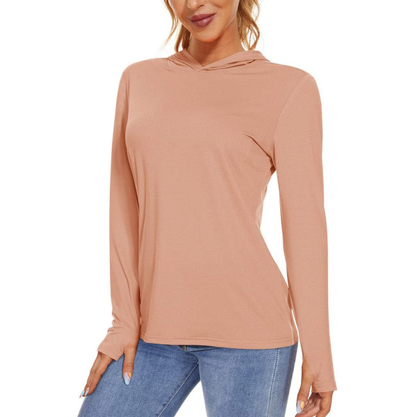 Women's UPF 50+ Sun Protection Long Sleeve Hoodies Shirts - Women's Shirts