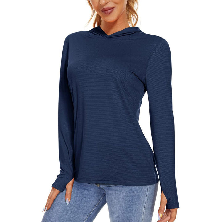 Women's UPF 50+ Sun Protection Long Sleeve Hoodies Shirts - Women's Shirts