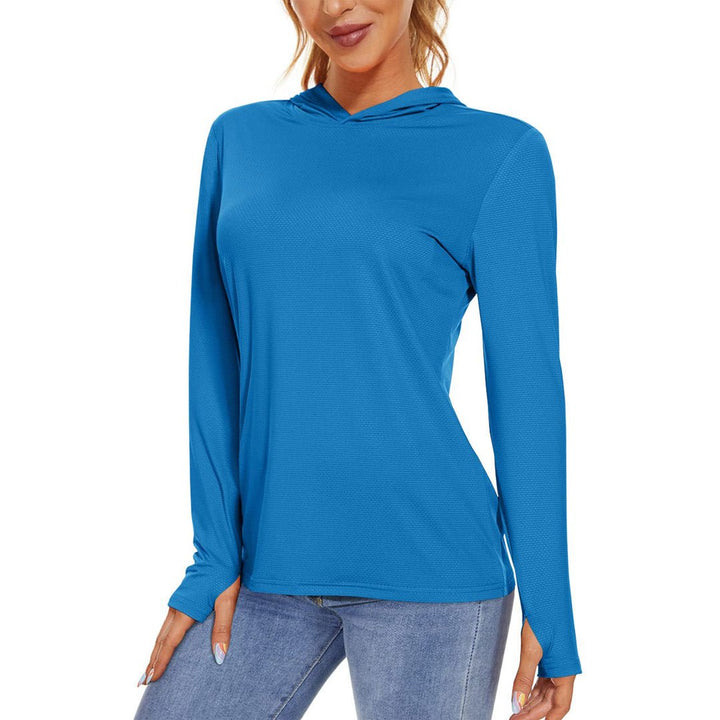 Women's UPF 50+ Sun Protection Long Sleeve Hoodies Shirts - Women's Shirts