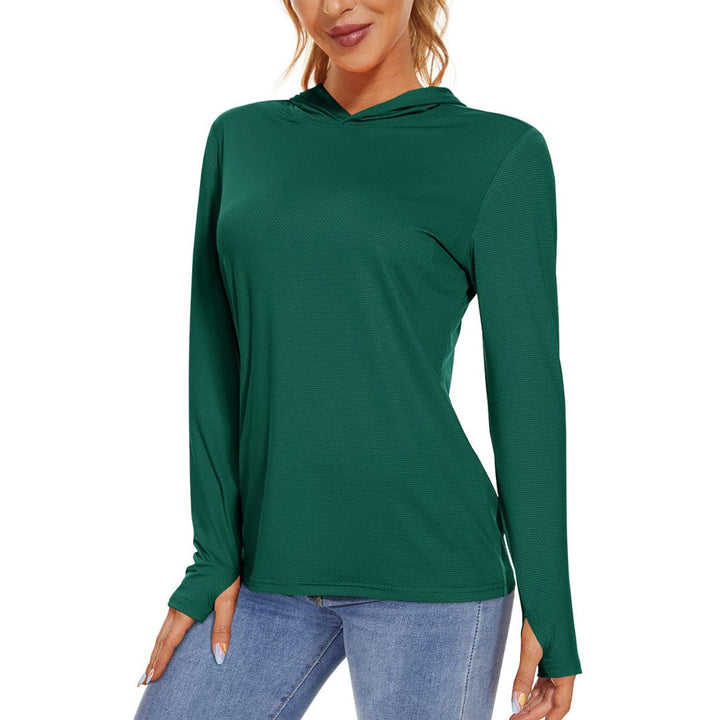Women's UPF 50+ Sun Protection Long Sleeve Hoodies Shirts - Women's Shirts