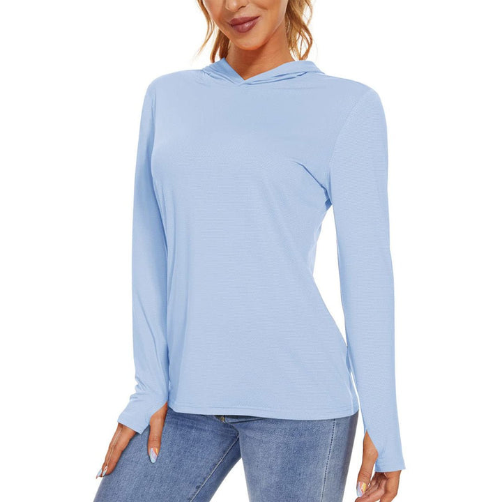 Women's UPF 50+ Sun Protection Long Sleeve Hoodies Shirts - Women's Shirts