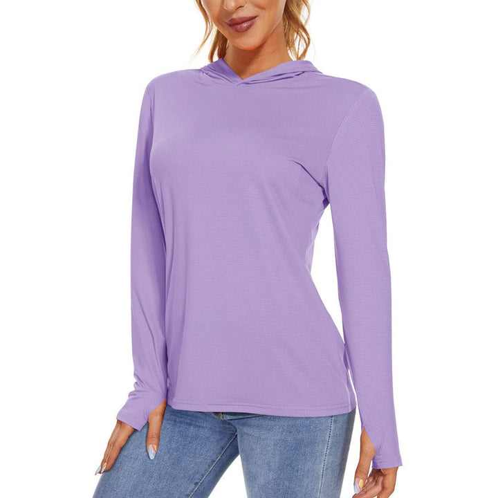 Women's UPF 50+ Sun Protection Long Sleeve Hoodies Shirts - Women's Shirts