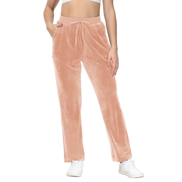 Women's Velvet Casual Jogger Sweatpants - Women's Pants