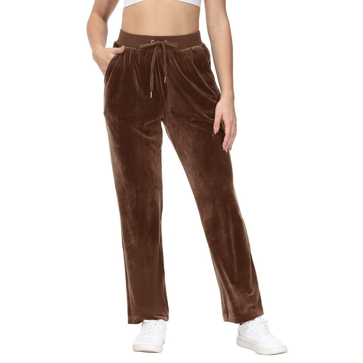 Women's Velvet Casual Jogger Sweatpants - Women's Pants
