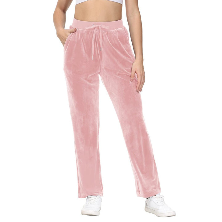 Women's Velvet Casual Jogger Sweatpants - Women's Pants
