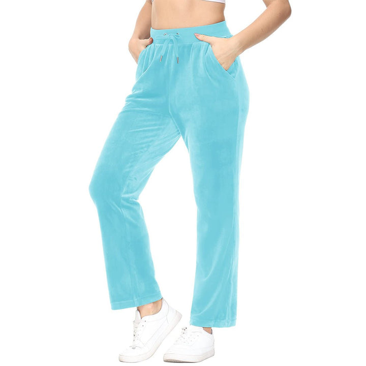 Women's Velvet Casual Jogger Sweatpants - Women's Pants