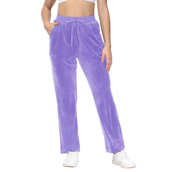 Women's Velvet Casual Jogger Sweatpants - Women's Pants