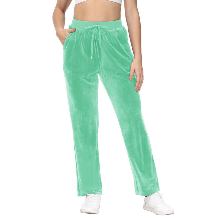 Women's Velvet Casual Jogger Sweatpants - Women's Pants