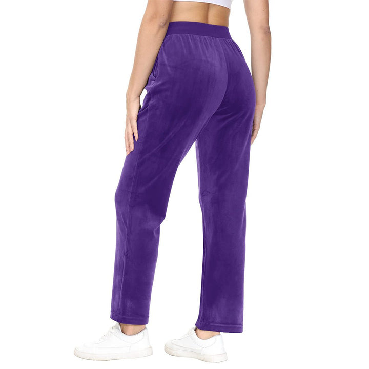 Women's Velvet Casual Jogger Sweatpants - Women's Pants