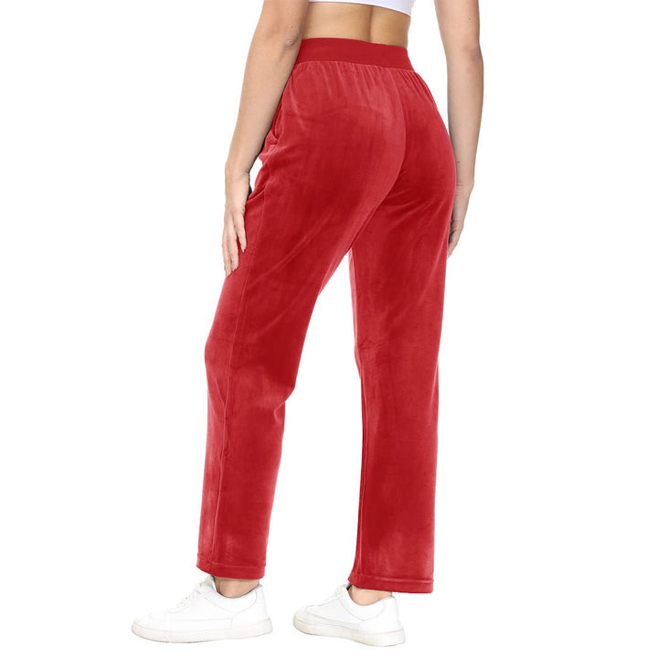 Women's Velvet Casual Jogger Sweatpants - Women's Pants