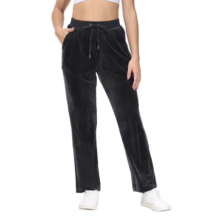 Women's Velvet Casual Jogger Sweatpants - Women's Pants