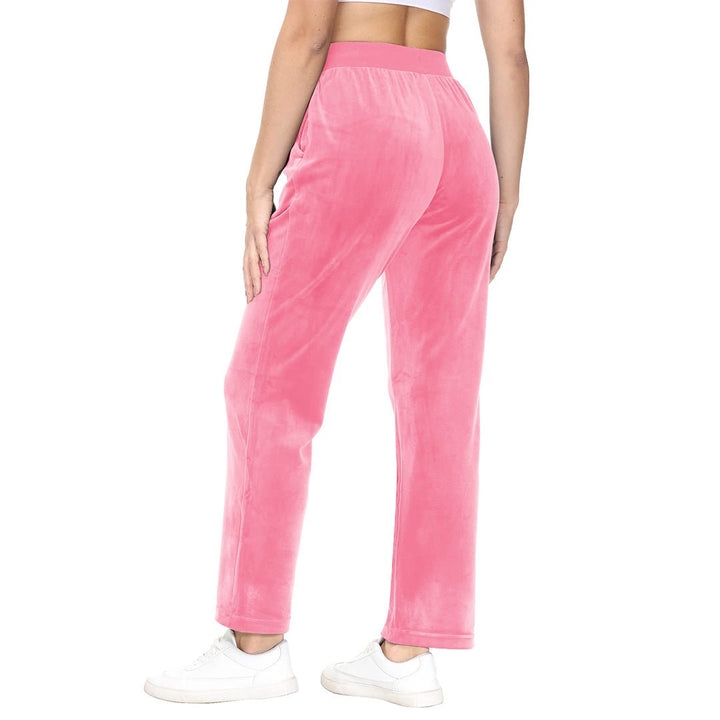 Women's Velvet Casual Jogger Sweatpants - Women's Pants