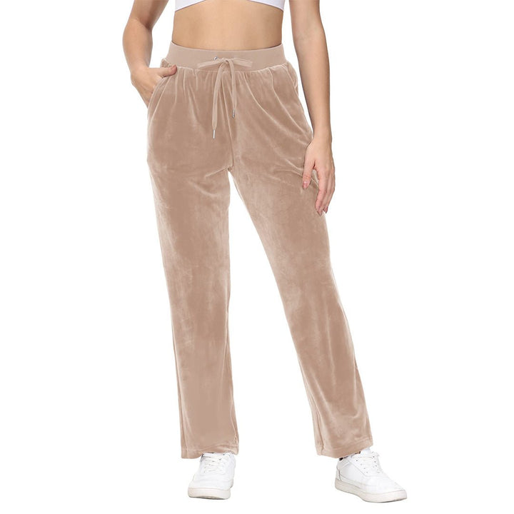 Women's Velvet Casual Jogger Sweatpants - Women's Pants