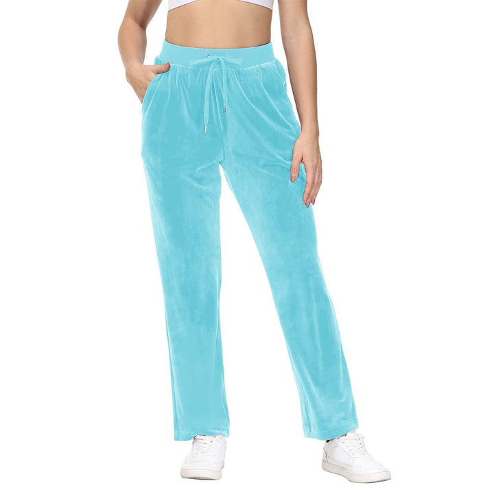Women's Velvet Casual Jogger Sweatpants - Women's Pants