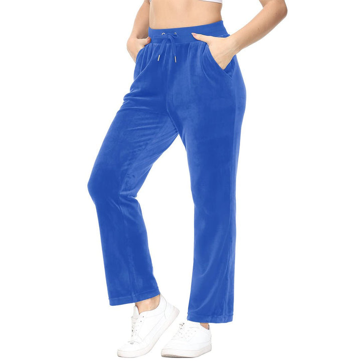 Women's Velvet Casual Jogger Sweatpants - Women's Pants