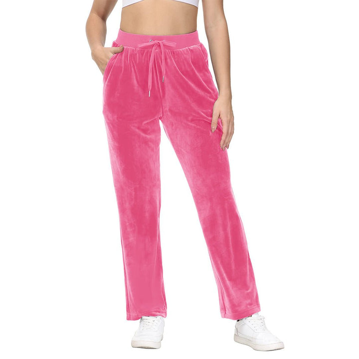Women's Velvet Casual Jogger Sweatpants - Women's Pants