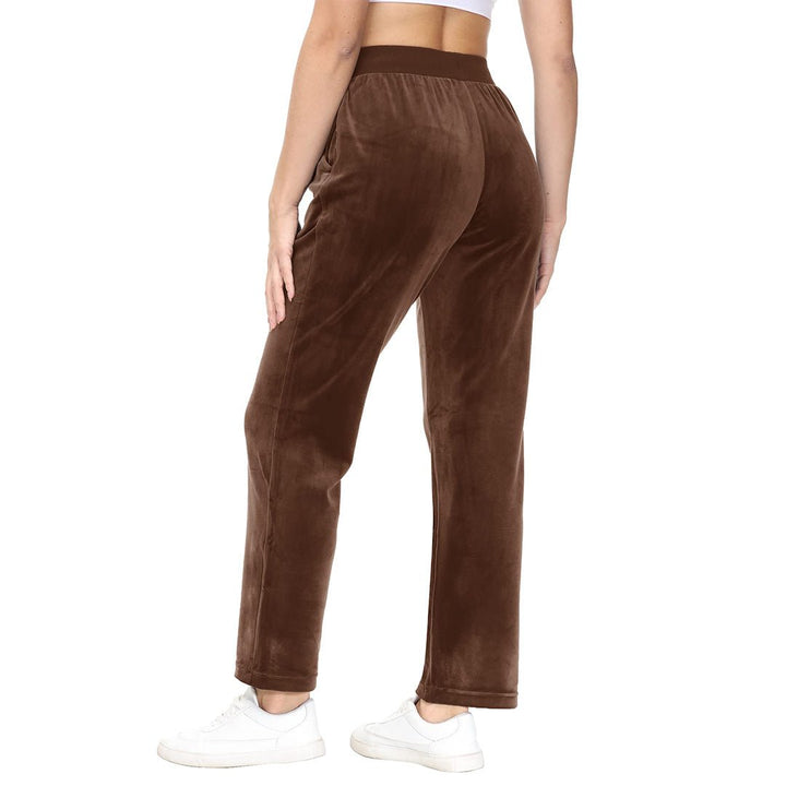 Women's Velvet Casual Jogger Sweatpants - Women's Pants