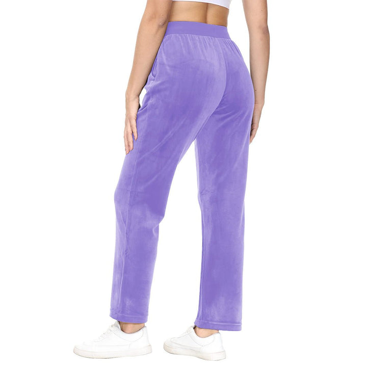 Women's Velvet Casual Jogger Sweatpants - Women's Pants
