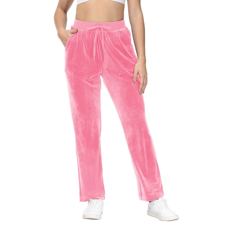 Women's Velvet Casual Jogger Sweatpants - Women's Pants