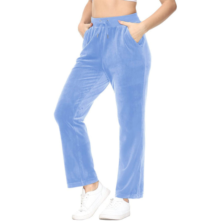 Women's Velvet Casual Jogger Sweatpants - Women's Pants